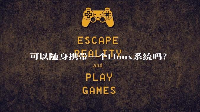 可以随身携带一个Linux系统吗？